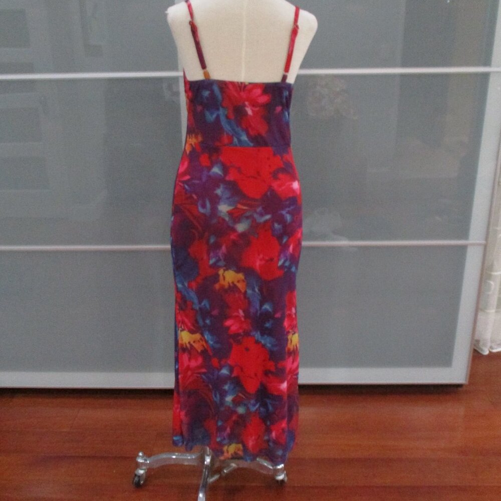 Floral Print Spaghetti Strap Maxi Dress - Picture 3 of 5